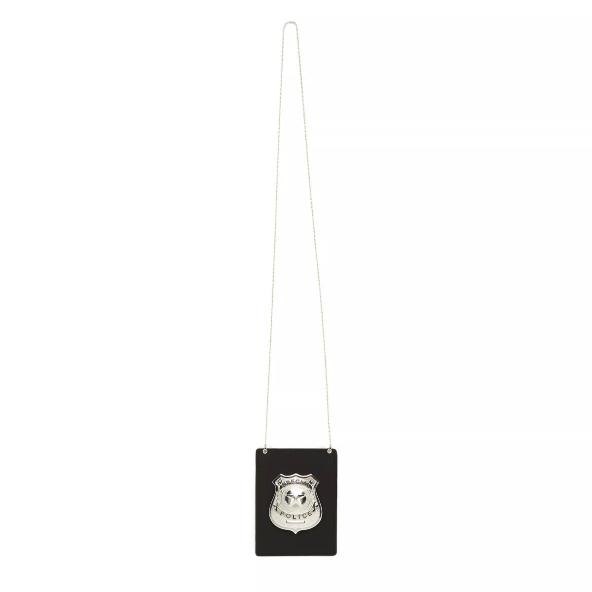 Cop Badge ID Necklace