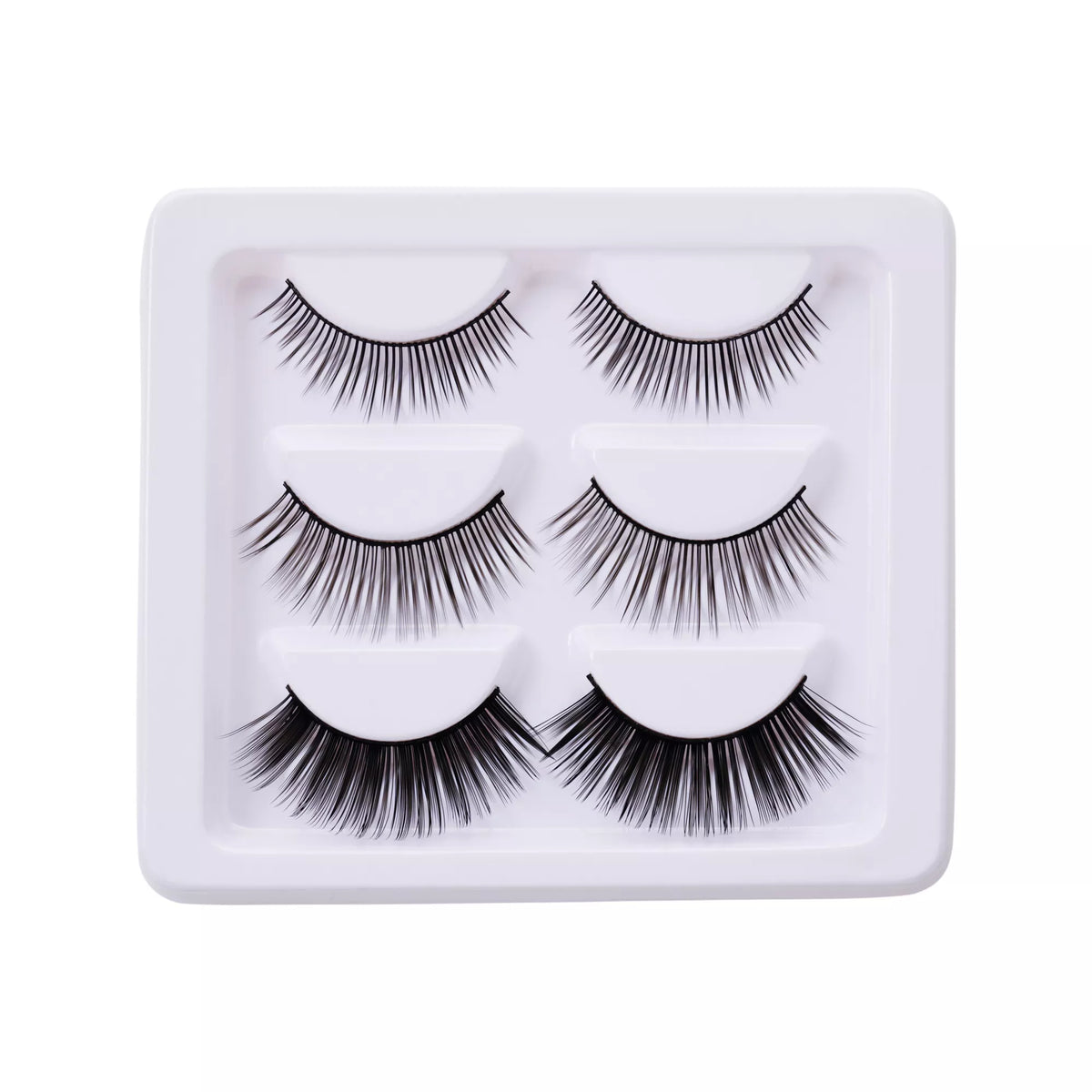 Black Eyelashes and Adhesive - 5 Pack