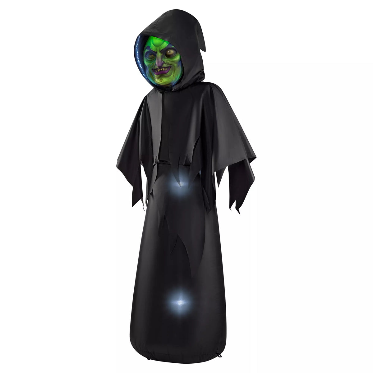 6 Ft. Masked Hooded Figure Light-Up Inflatable Decoration