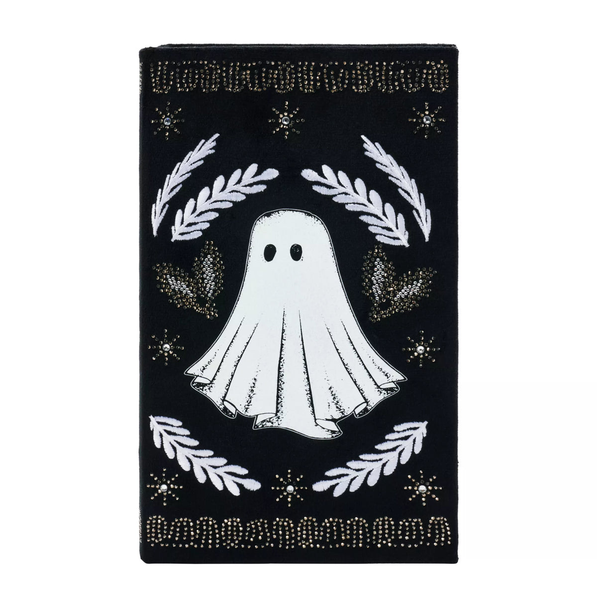 Velvet Ghost Book Trinket Box