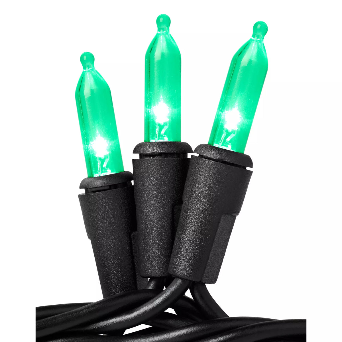LED Green Mini Lights - 70 Count
