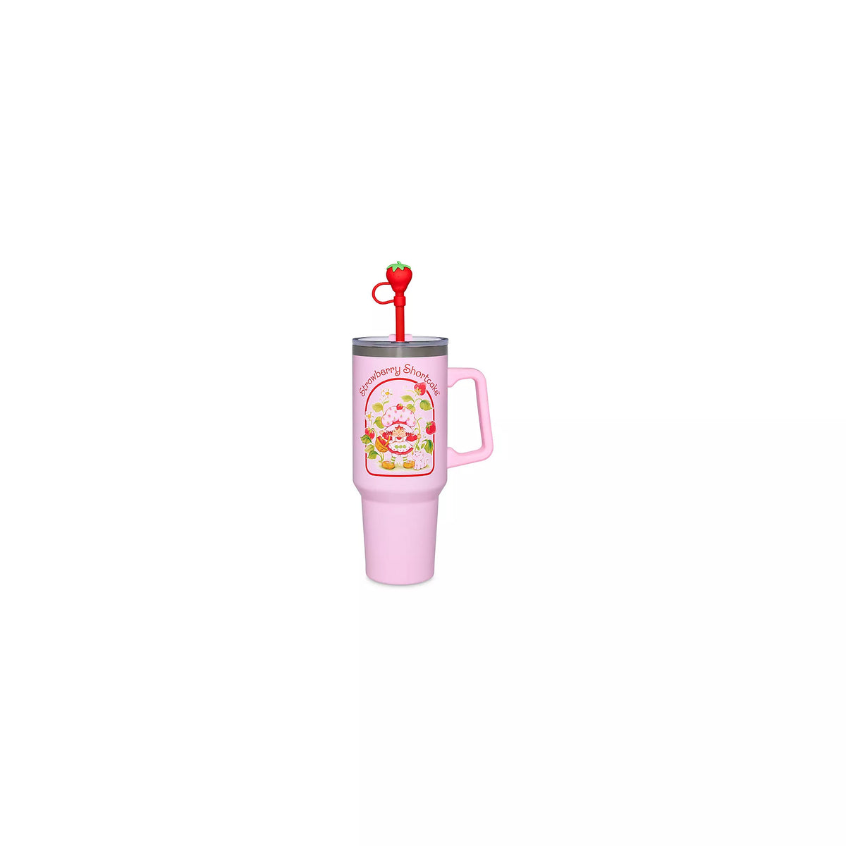 Strawberry Shortcake Travel Tumbler with Straw Topper - 40 oz.