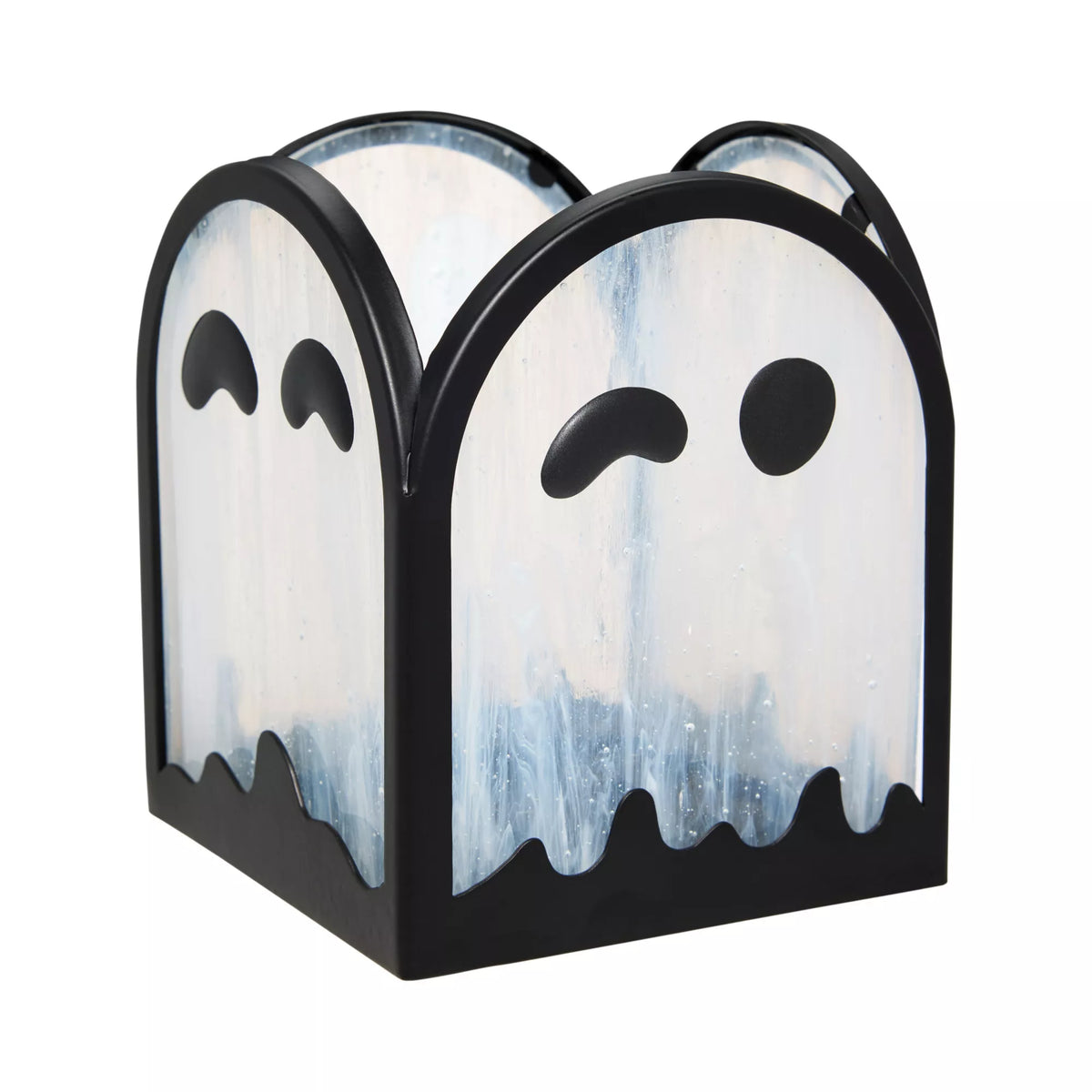 Ghost Stained Glass Votive Holder