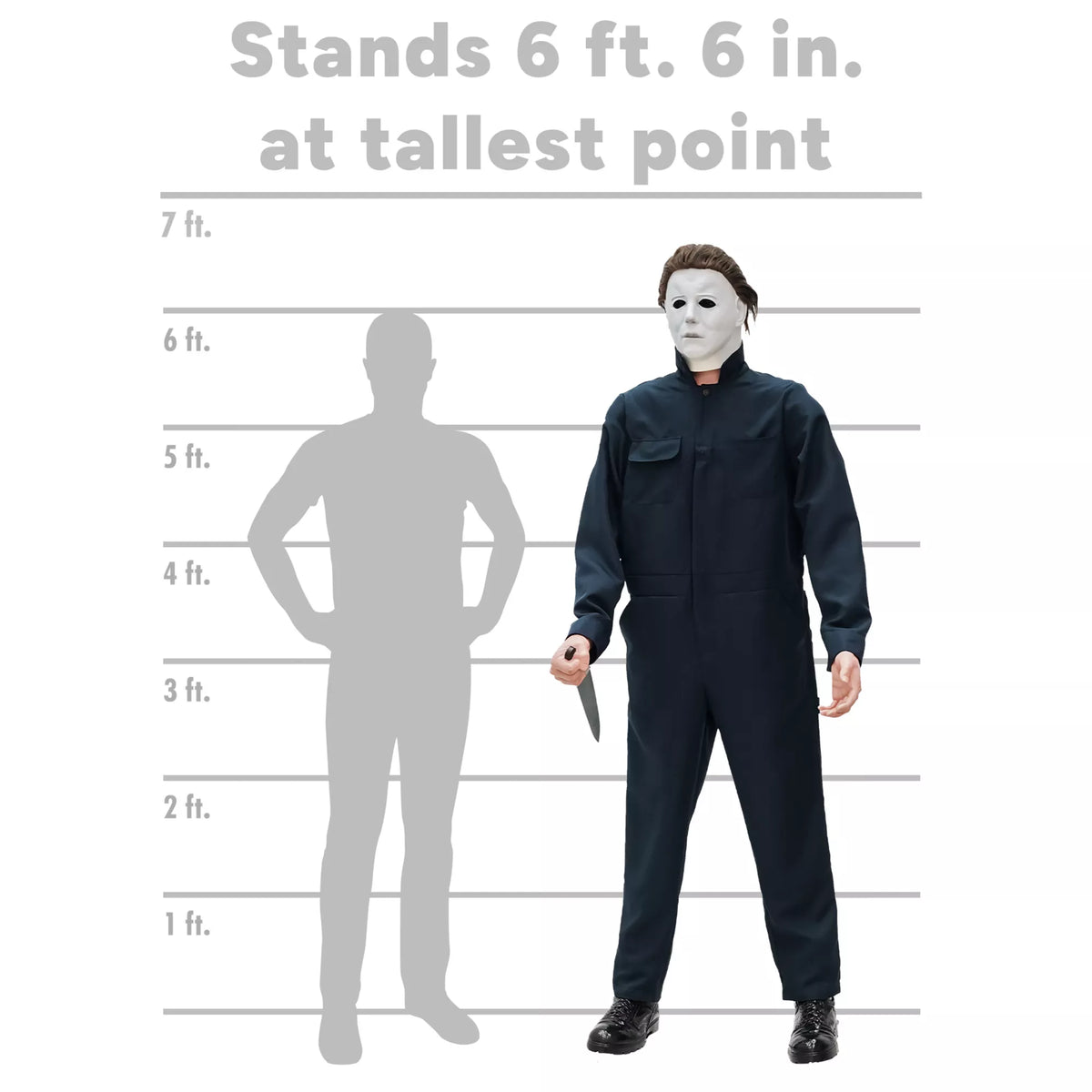 6 Ft 6 In Michael Myers Animatronic - Halloween