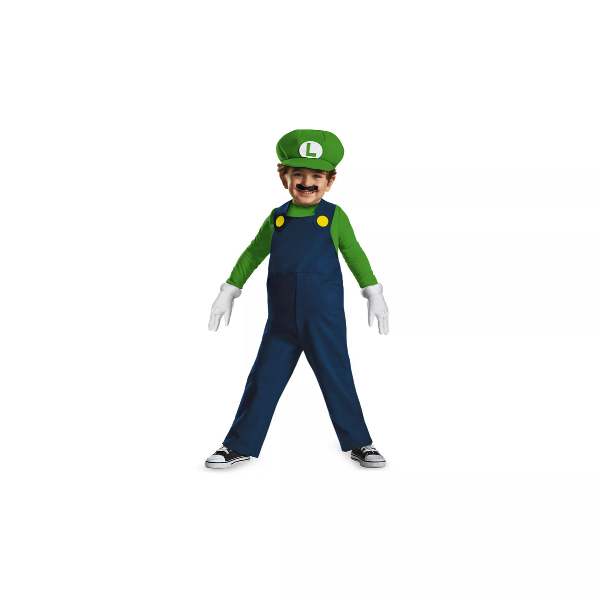Toddler Luigi One Piece Costume - Super Mario Bros