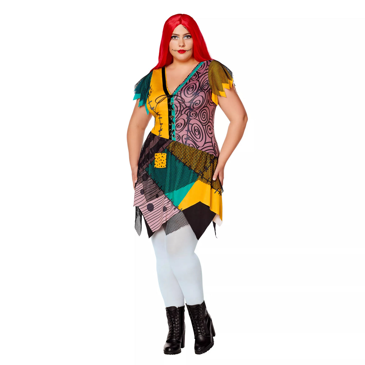 Adult Sally Plus Size Dress - The Nightmare Before Christmas
