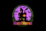 HauntHaven Halloween Logo